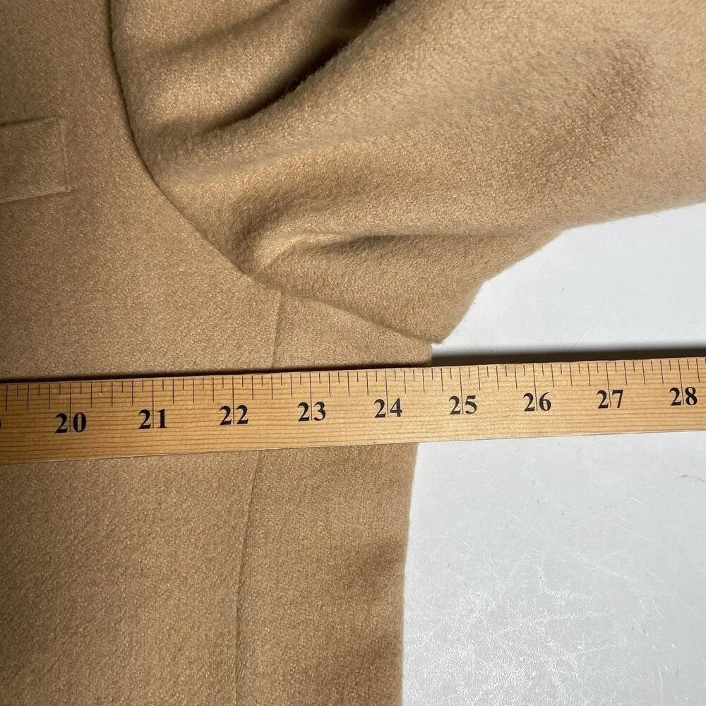 Jos A Bank 100% Camel Hair Sport Coat Mens 48R Blazer Jacket Tan Two Button VTG